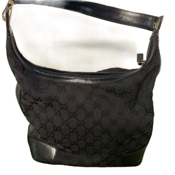 #100 GUCCI Mini Canvas Shoulder Bag - Picture 3 of 11